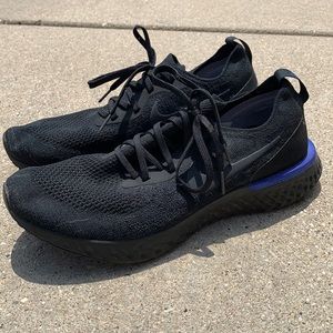 Nike Epic React Black Blue US Size 11.5